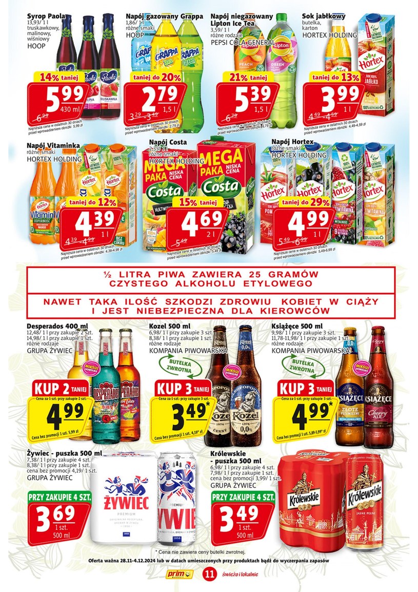 Gazetka: Black friday ze smakiem - Prim Market - strona 11