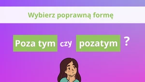 Test wiedzy z języka polskiego. Razem czy osobno? Sprawdź, czy wiesz