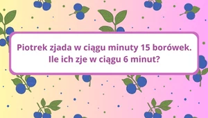 Zagadka matematyczna dla dzieci w podstawówce. Pobudź mózg do myślenia