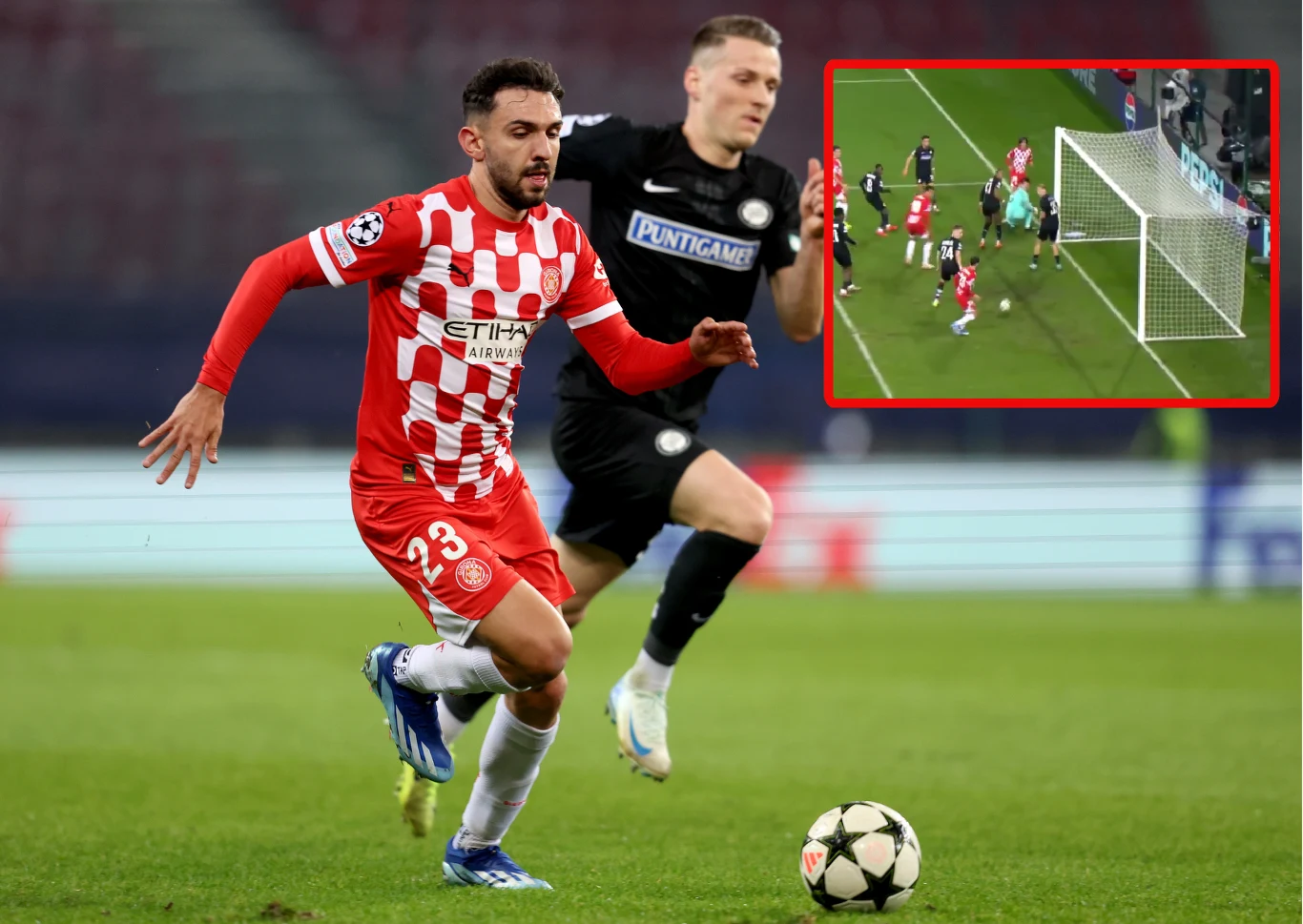 Ivan Martin (Girona) zanotował spektakularne pudło w meczu ze Sturm Grazem Ivan Martin (Girona) zanotował spektakularne pudło w meczu ze Sturm Grazem