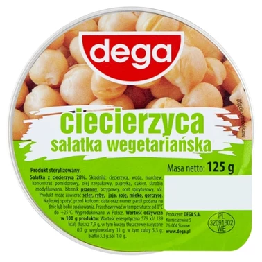 dega Ciecierzyca sałatka wegetariańska 125 g - 1