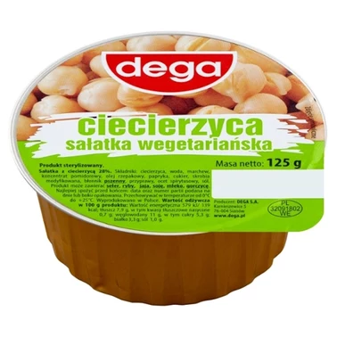 dega Ciecierzyca sałatka wegetariańska 125 g - 0