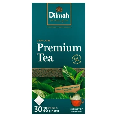 Dilmah Ceylon Premium Tea Klasyczna czarna herbata 60 g (30 x 2 g) - 0