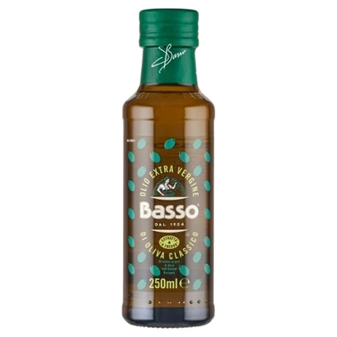 Basso Oliwa z oliwek najwyższej jakości z pierwszego tłoczenia 250 ml - 0