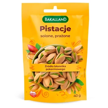 Bakalland Pistacje solone prażone 40 g - 0