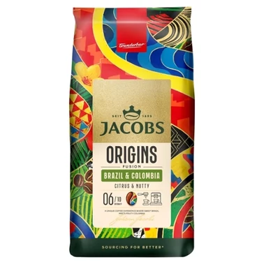 Jacobs Origins Fusion Brazil & Colombia Kawa ziarnista palona 1000 g - 0