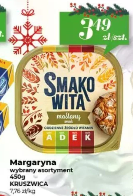 Smakowita Margaryna maślany smak 450 g
