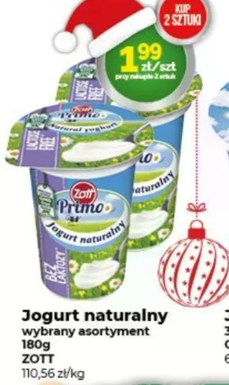 Zott Primo Jogurt naturalny 180 g