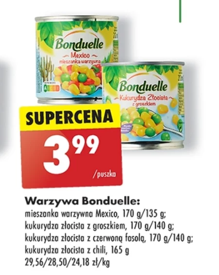 Warzywa konserwowe Bonduelle