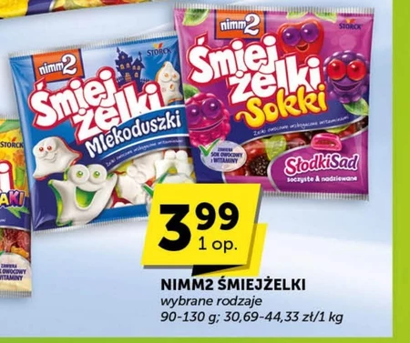 nimm2 Śmiejżelki Żelki owocowe wzbogacone witaminami 100 g