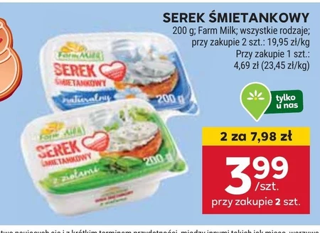 Serek śmietankowy Farm Milk