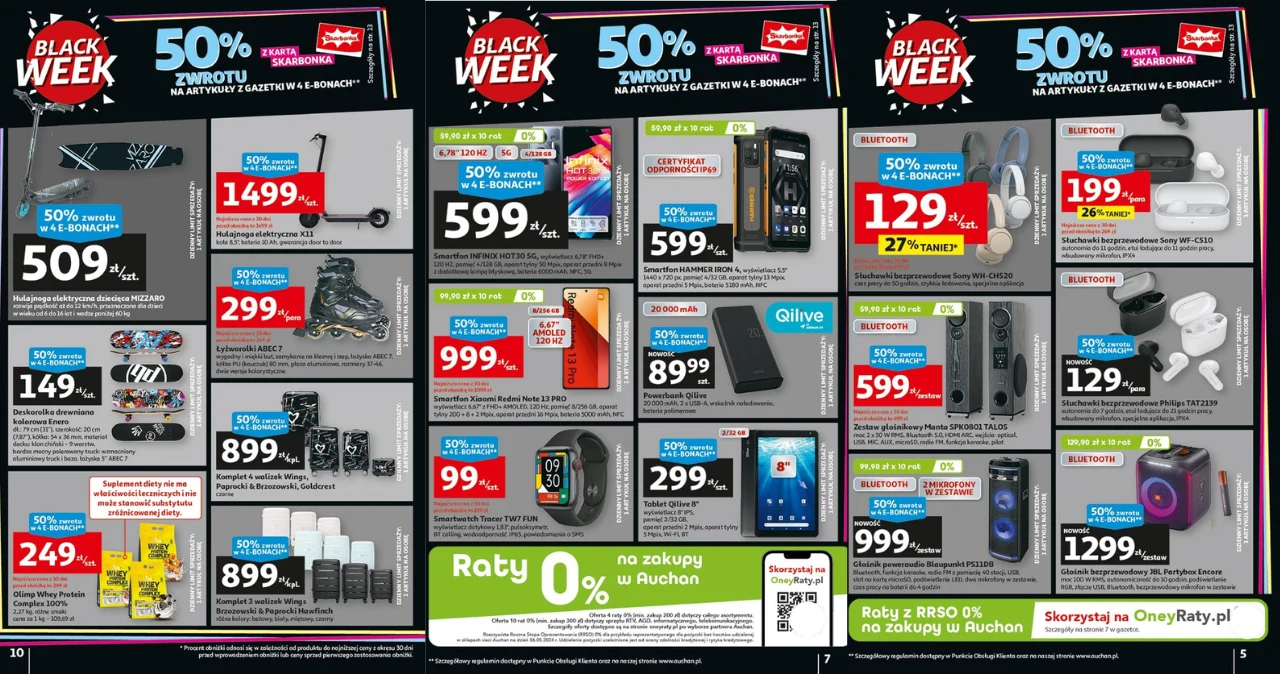 Hity Black Week w Auchan – Zgarnij elektronikę i zabawki za pół ceny! Hity Black Week w Auchan – Zgarnij elektronikę i zabawki za pół ceny!