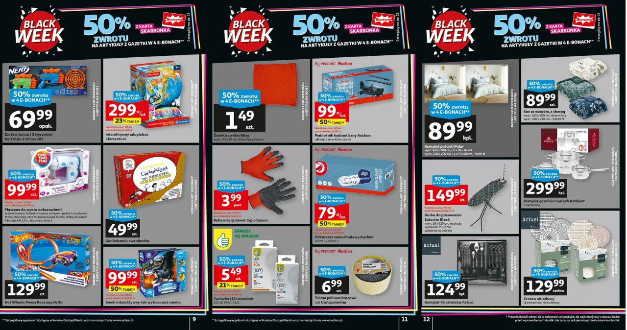 Hity Black Week w Auchan – Zgarnij elektronikę i zabawki za pół ceny! Hity Black Week w Auchan – Zgarnij elektronikę i zabawki za pół ceny!