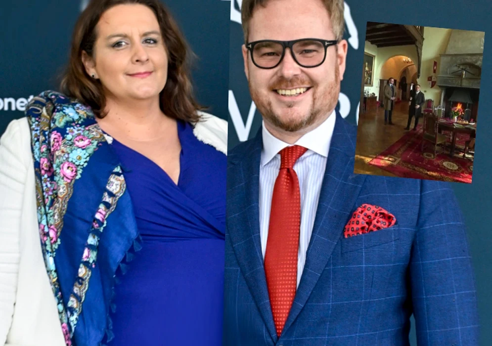 Książę Lubomirski z żoną