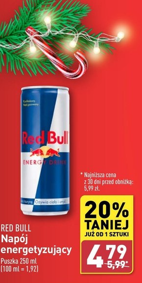 Red Bull Napój energetyczny 250 ml niska cena