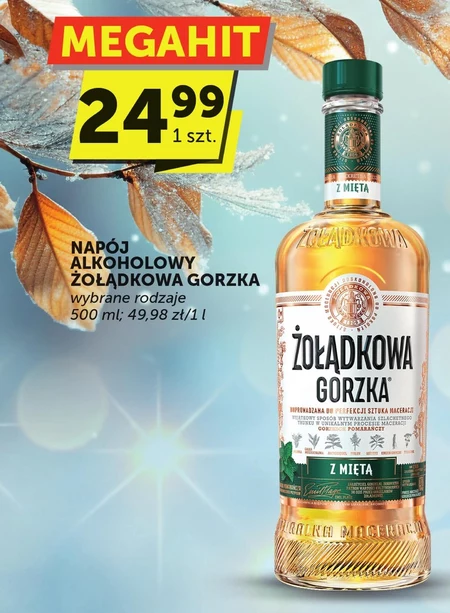 Napój alkoholowy Żołądkowa Gorzka