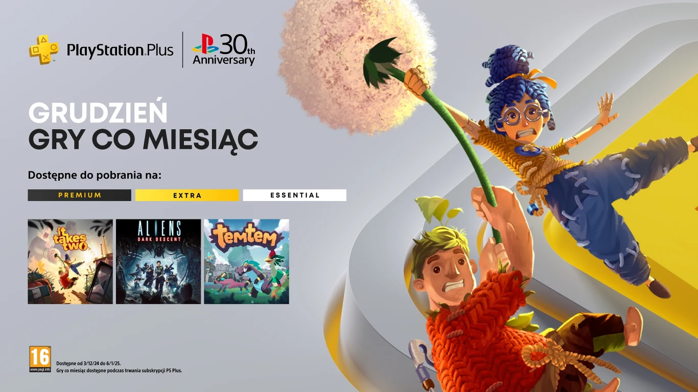 PS Plus na grudzień 2024 PS Plus na grudzień 2024