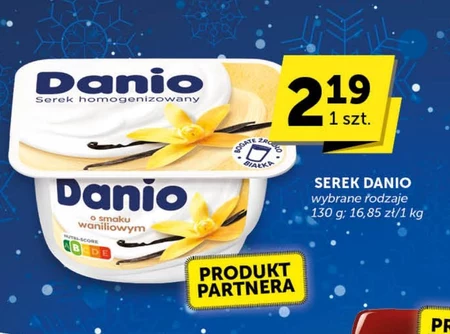 Danio Serek homogenizowany brzoskwiniowy 130 g