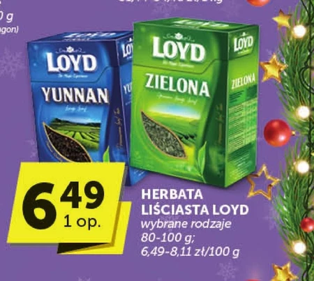 Loyd Herbata zielona liściasta 80 g