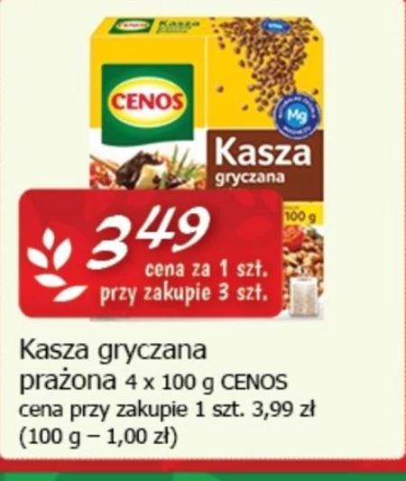 Cenos Kasza gryczana prażona 400 g (4 x 100 g)