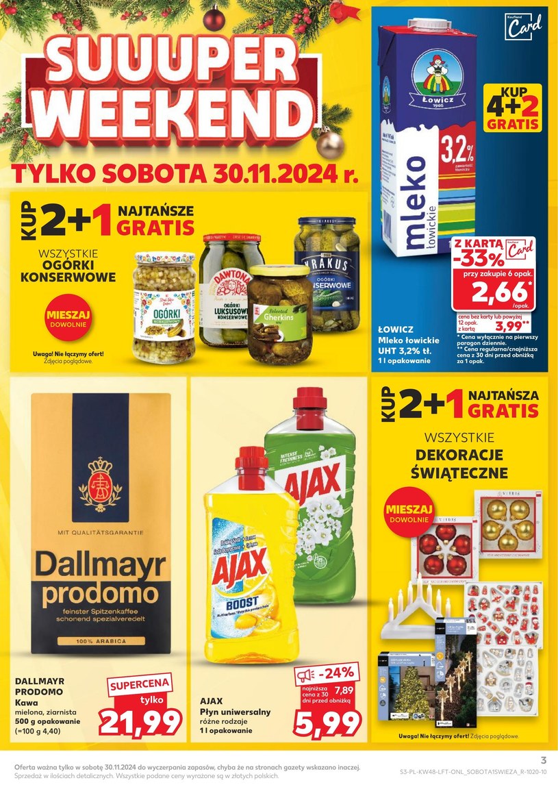 Gazetka: Odlotowe zakupy przedświąteczne! - Kaufland - strona 3