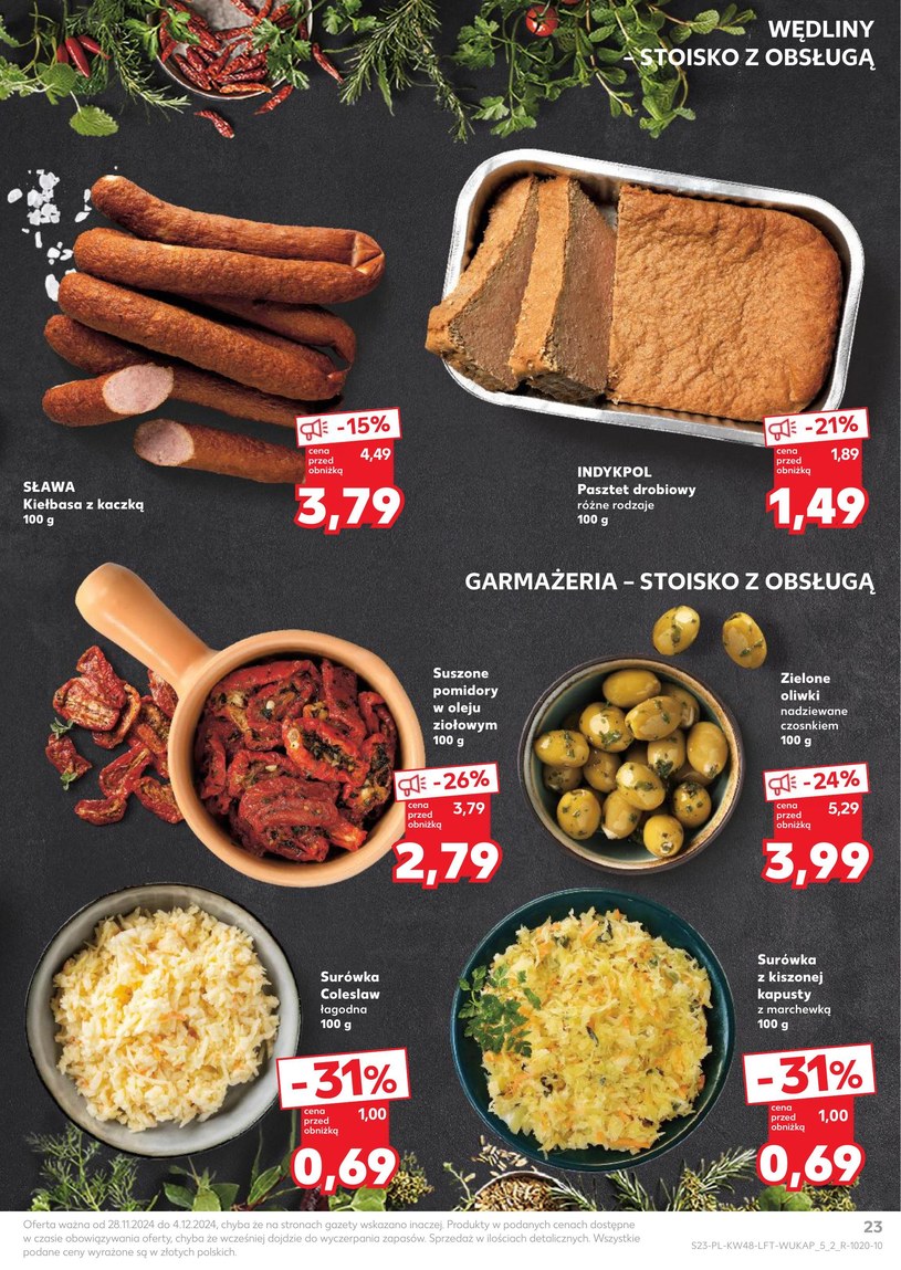 Gazetka: Odlotowe zakupy przedświąteczne! - Kaufland - strona 23