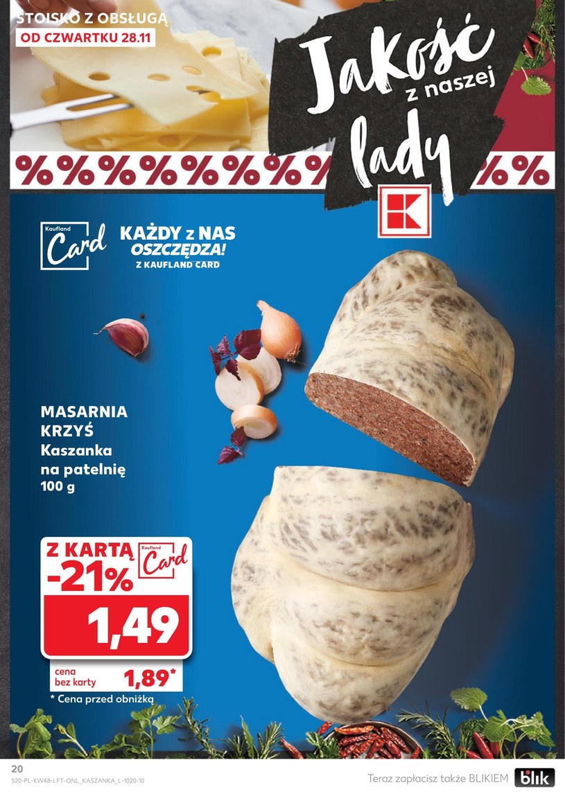 Gazetka: Odlotowe zakupy przedświąteczne! - Kaufland - strona 20