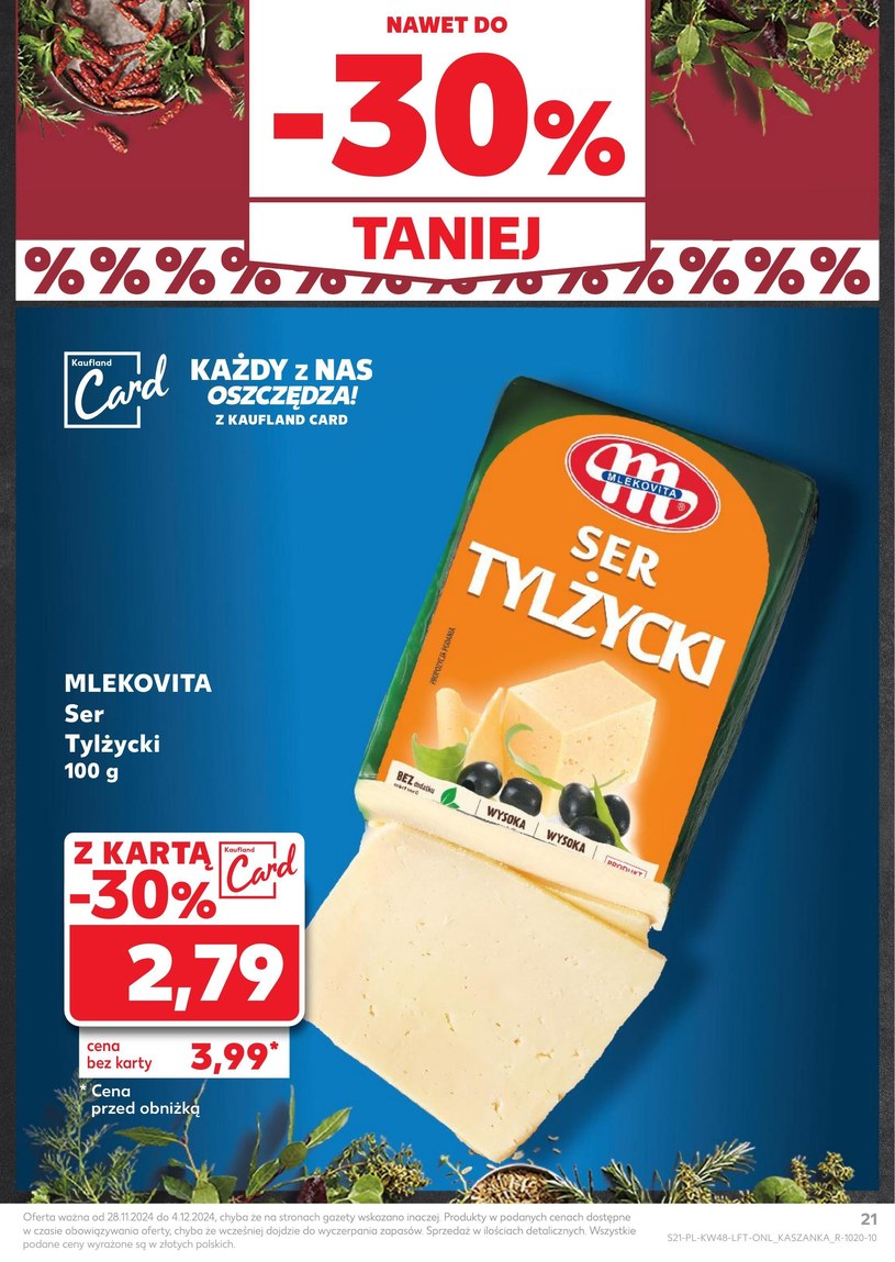 Gazetka: Odlotowe zakupy przedświąteczne! - Kaufland - strona 21