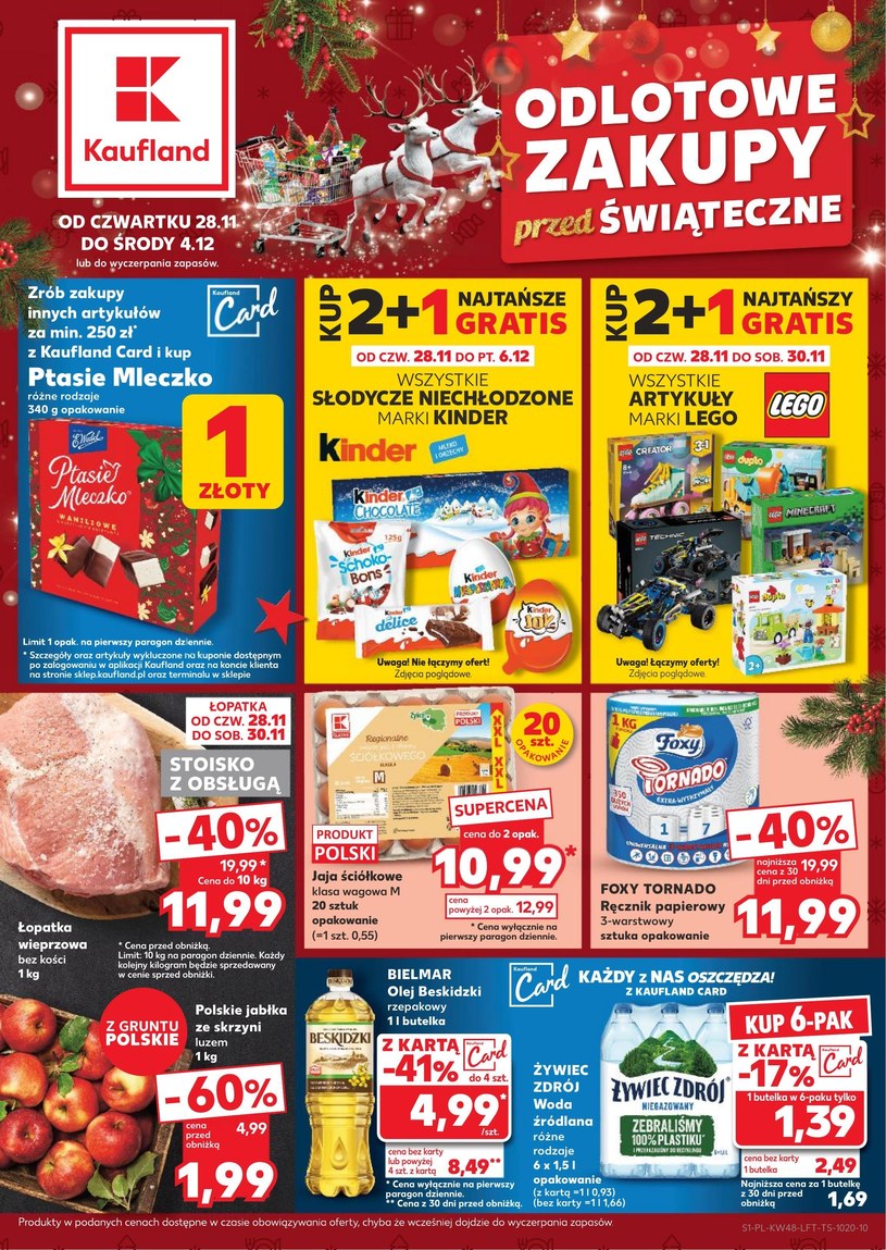 Gazetka: Odlotowe zakupy przedświąteczne! - Kaufland - strona 1