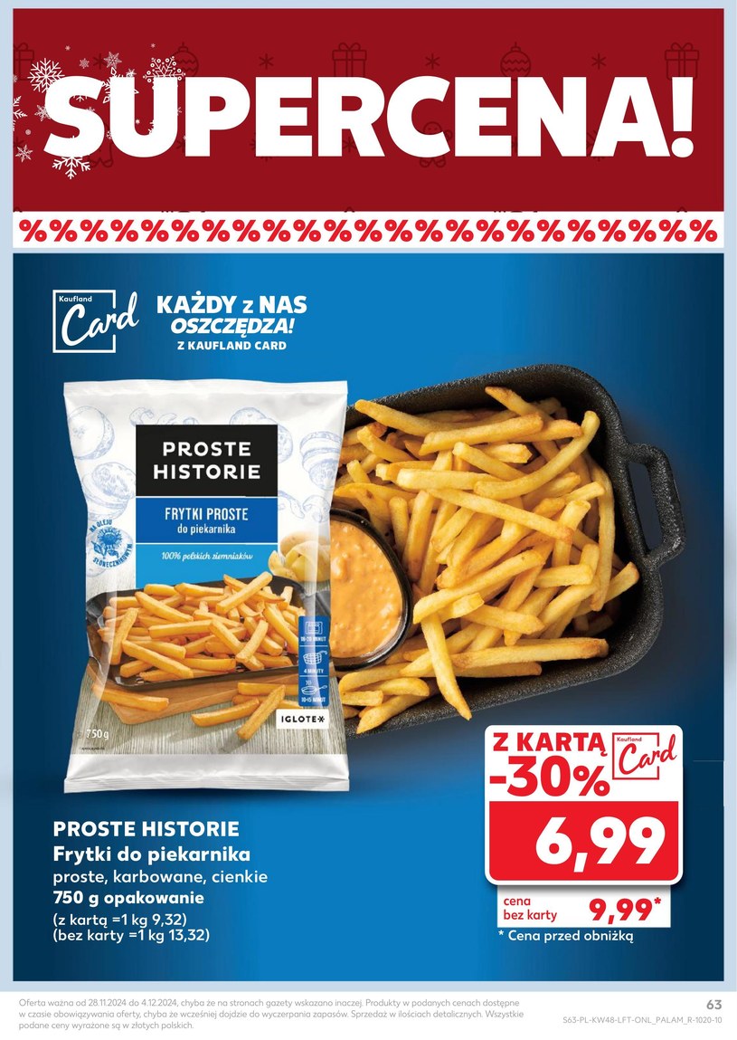 Gazetka: Odlotowe zakupy przedświąteczne! - Kaufland - strona 63