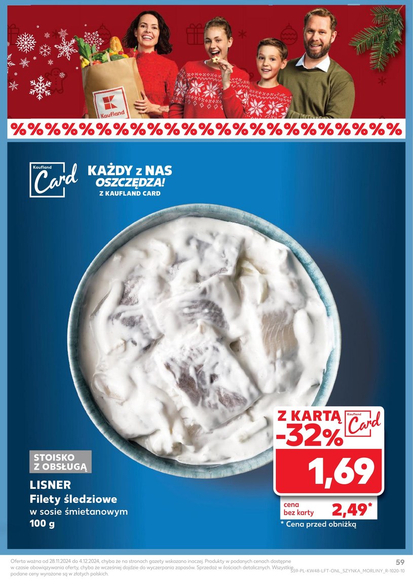 Gazetka: Odlotowe zakupy przedświąteczne! - Kaufland - strona 59