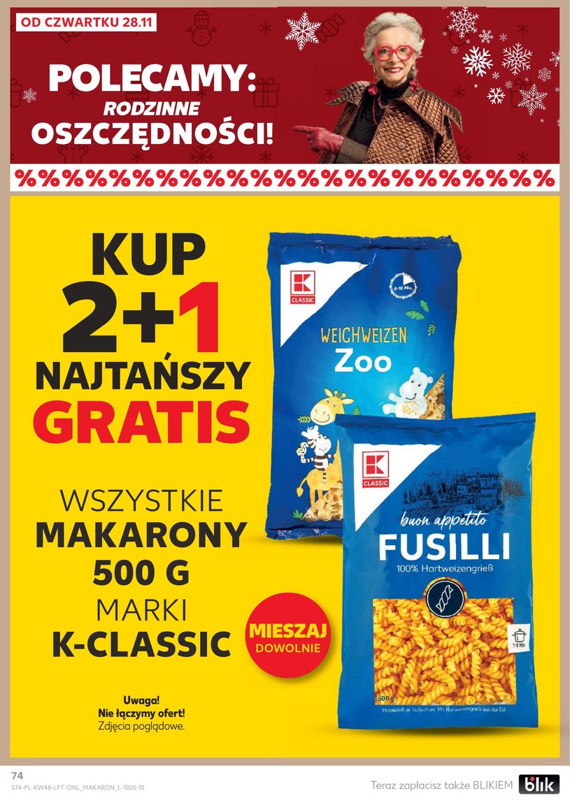 Gazetka: Odlotowe zakupy przedświąteczne! - Kaufland - strona 74