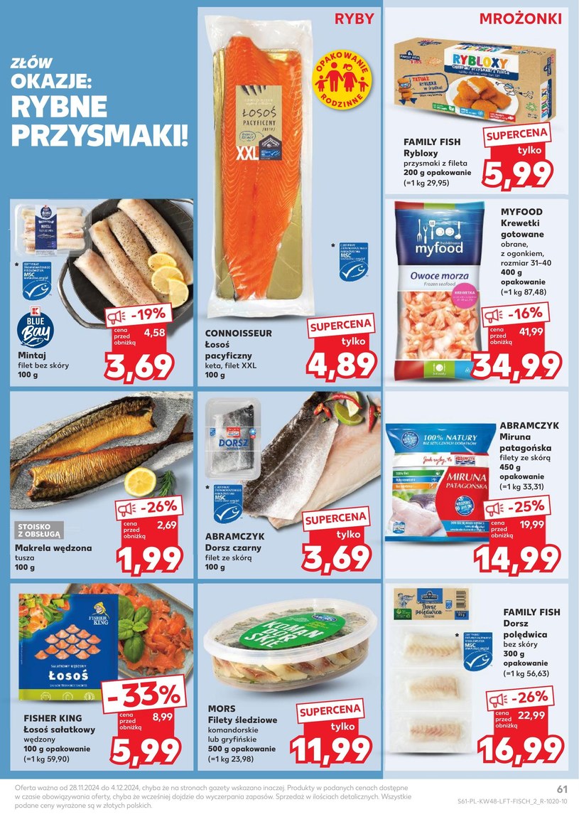 Gazetka: Odlotowe zakupy przedświąteczne! - Kaufland - strona 61