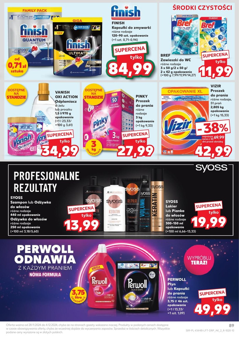 Gazetka: Odlotowe zakupy przedświąteczne! - Kaufland - strona 89