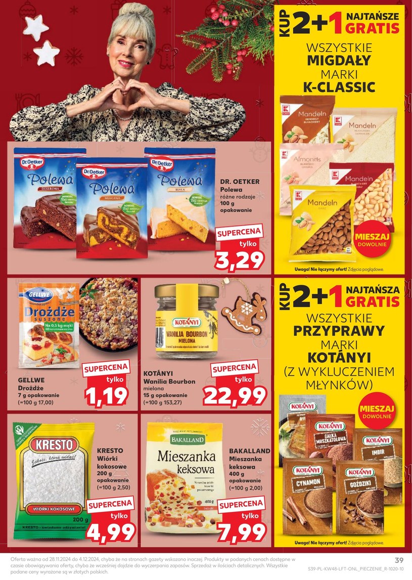 Gazetka: Zasmakuj w świątecznych okazjach - Kaufland - strona 39