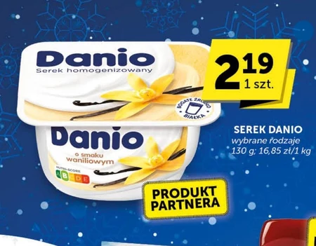 Danio Serek homogenizowany o smaku waniliowym 130 g