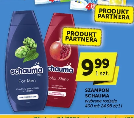 Schauma Color Shine Szampon do włosów farbowanych i rozjaśnianych 400 ml