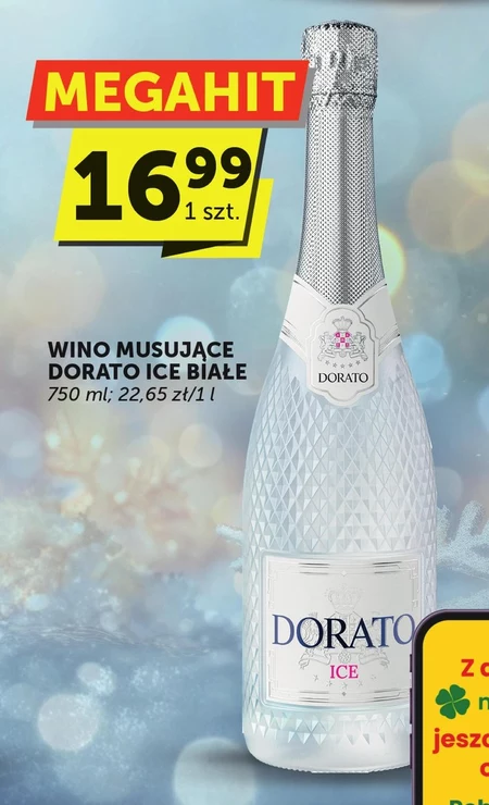 Dorato Ice Wino białe słodkie musujące polskie 750 ml