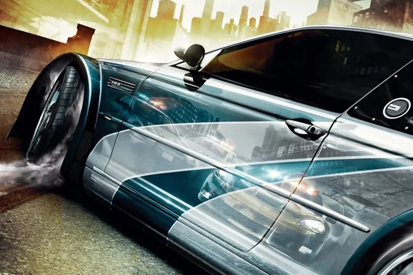 Fragment okładki gry Need for Speed: Most Wanted.