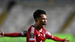 Ryoya Morishita świętuje zdobycie bramki