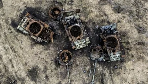 Zniszczone rosyjskie czołgi w obwodzie donieckim / zdj. ilutracyjne