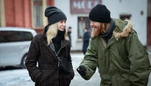 Paulina Gałązka i Eryk Lubos w filmie "Diabeł"