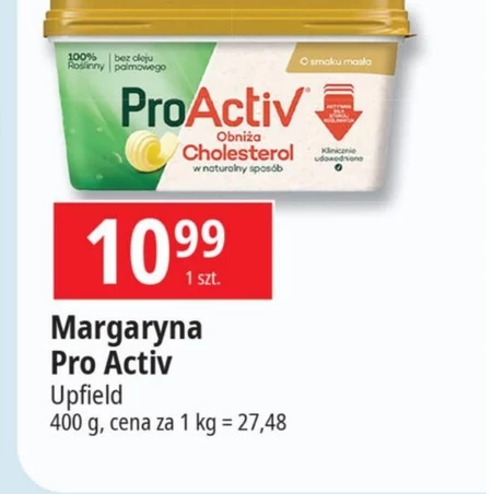 ProActiv Kardio Tłuszcz roślinny do smarowania 400 g