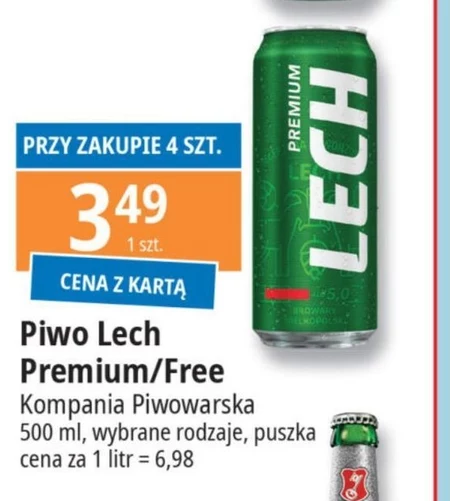Lech Premium Piwo jasne 500 ml