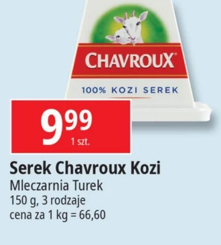 Chavroux Serek twarogowy z mleka koziego 150 g