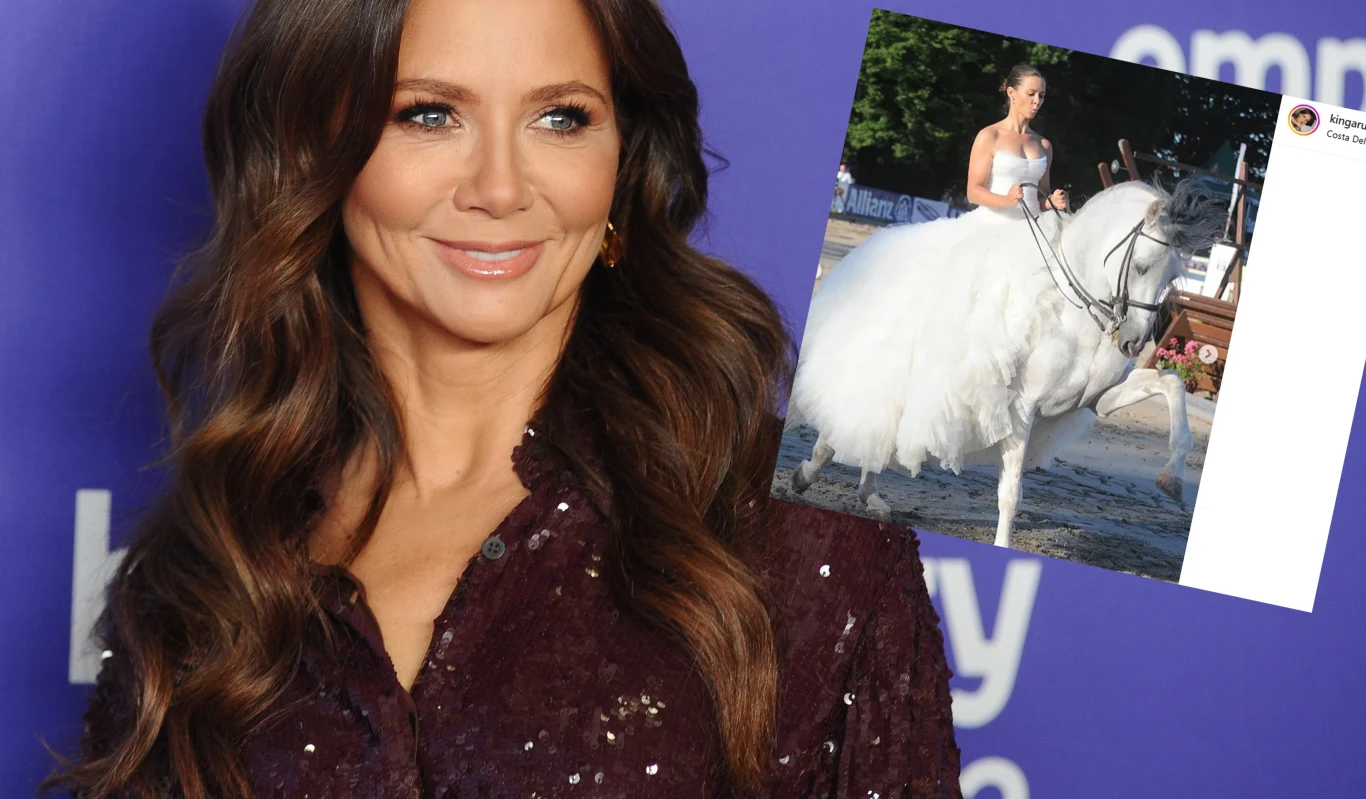 Kinga Rusin pokazała zdjęcie w białej sukni. Miała coś ważnego do ogłoszenia /https://www.instagram.com/kingarusin/ Kinga Rusin pokazała zdjęcie w białej sukni. Miała coś ważnego do ogłoszenia /https://www.instagram.com/kingarusin/