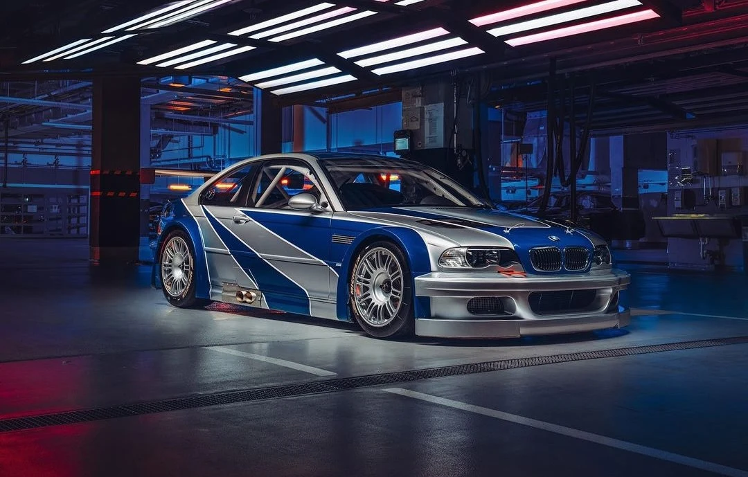 BMW M3 GTR z kultowej odsłony serii Need for Speed - Most Wanted (2005 rok) w swojej rzeczywistej wersji BMW M3 GTR z kultowej odsłony serii Need for Speed - Most Wanted (2005 rok) w swojej rzeczywistej wersji