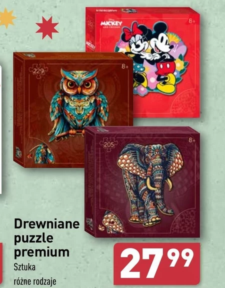 Puzzle drewniane Premium