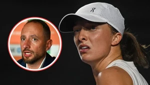 Iga Świątek i dyrektor POLADA Michał Rynkowski