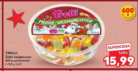 Trolli Party Burger Minis Żelki o smaku owocowym 600 g